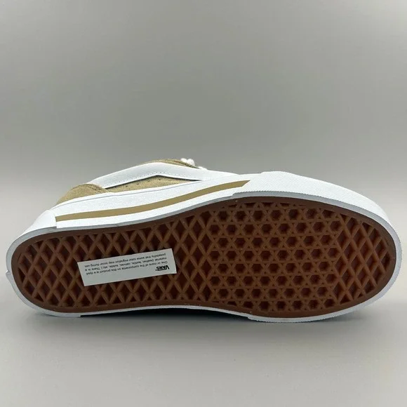 Vans Knu Stack Nostalgia Cornstalk Women Size 7 Beige Chunky Platform Shoes NEW - Picture 5 of 6